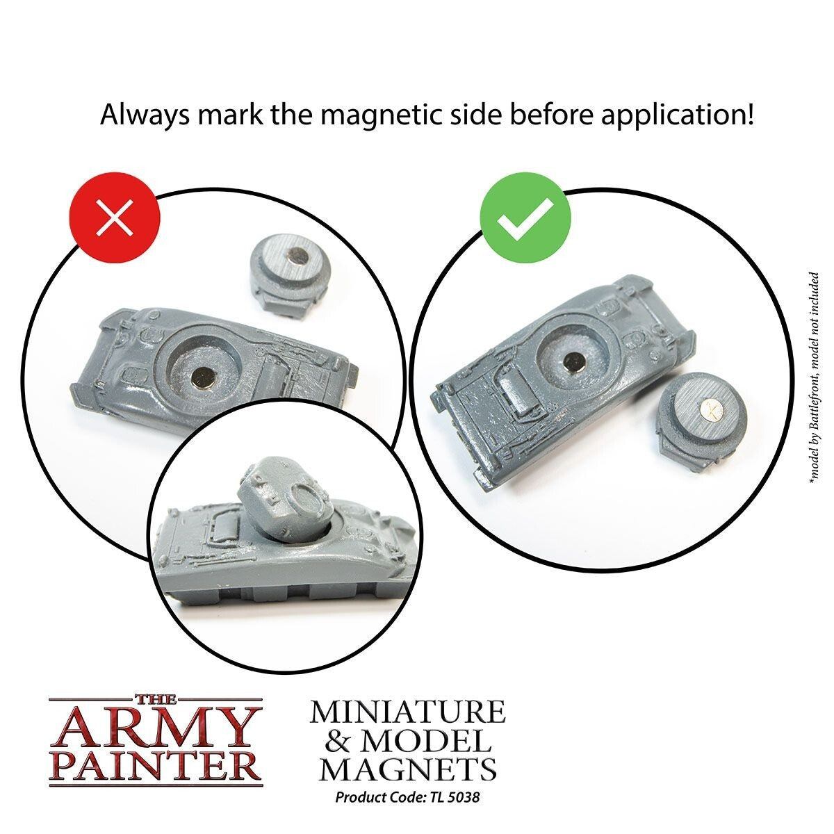 The Army Painter 3mm & 5mm Miniature & Model Magnets For Wargaming Models TL5038