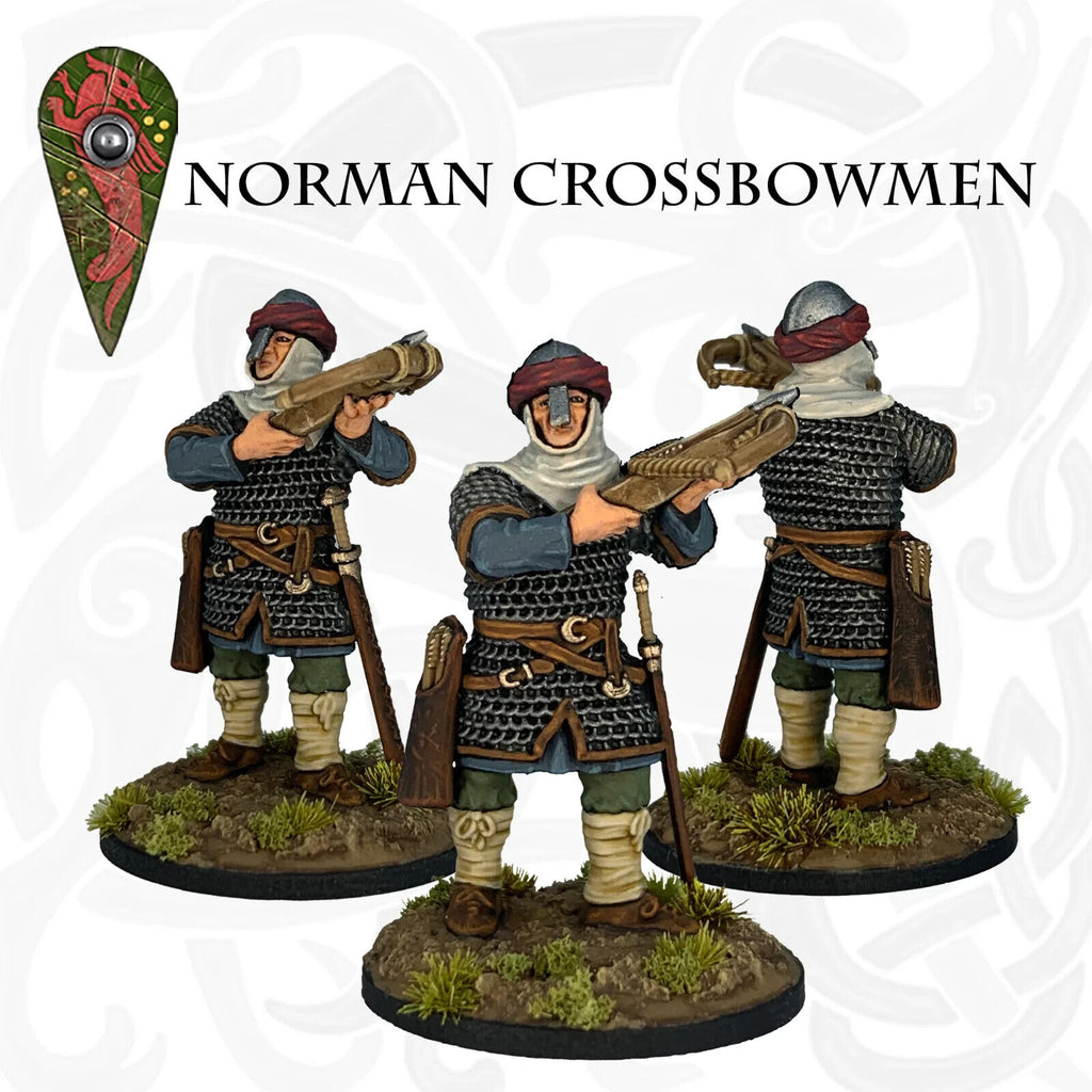 Victrix Warriors Of The Dark Ages 28mm Hard Plastic Norman Crossbowmen - VXDA011
