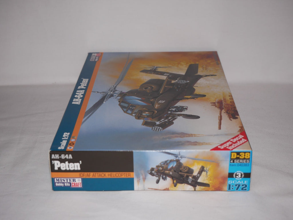 MisterCraft Hobby Kits 1:72 Scale (D-38) Boeing AH-64A 'Apache Peten' - 040383