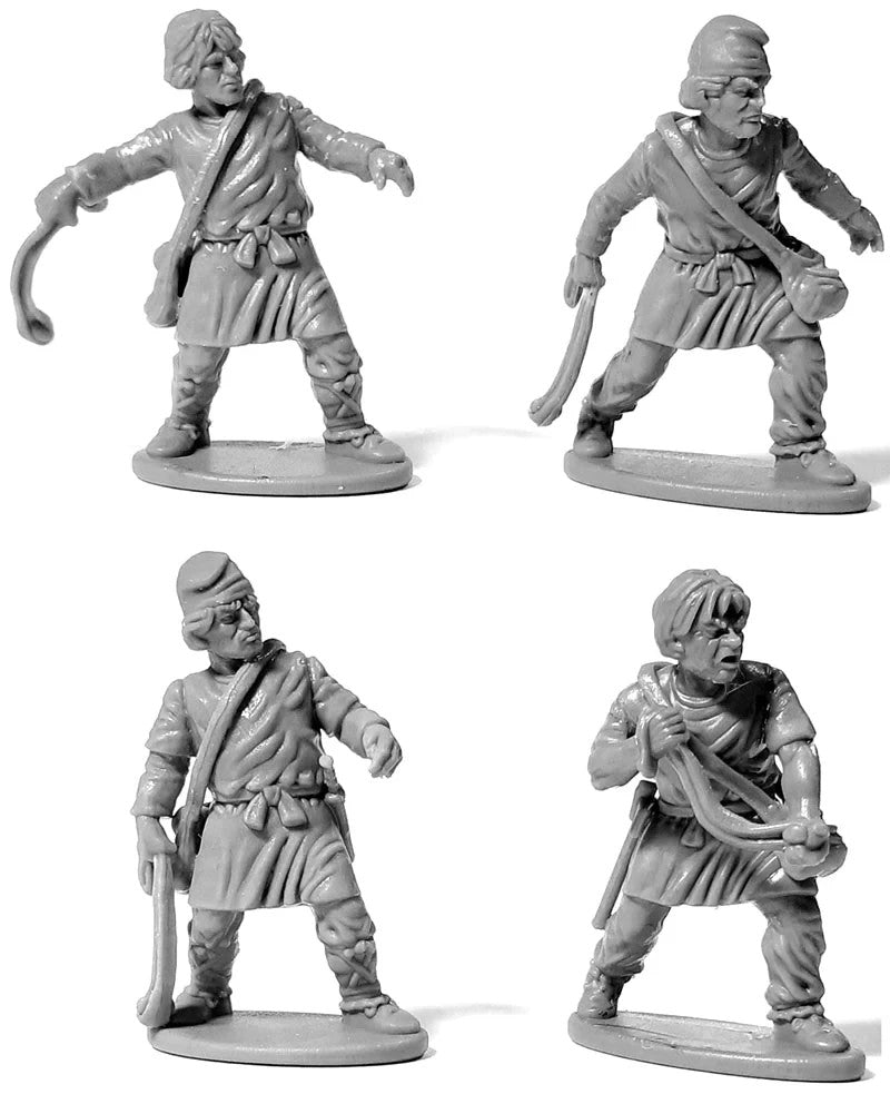 Victrix Warriors Of The Dark Ages 28mm Hard Plastic Archers & Slingers - VXDA006