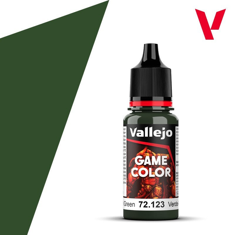 Vallejo Game Color Acrylics Angel Green 18ml/0.6 fl oz Dropper Bottle - 72.123