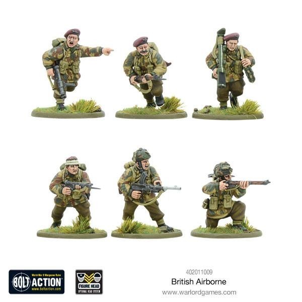Warlord Games Bolt Action 1:56 British Airborne Allied Paratroopers - 402011009