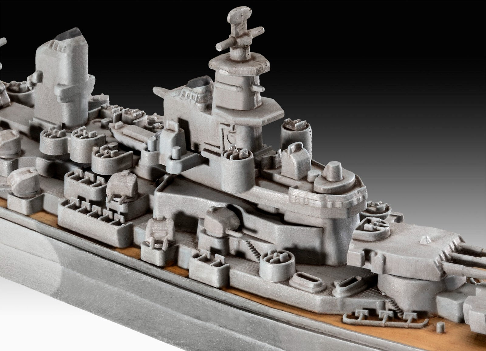 Revell 1:1200 USS New Jersey (BB-62) US Battleship Model Kit Skill Level 4 05183