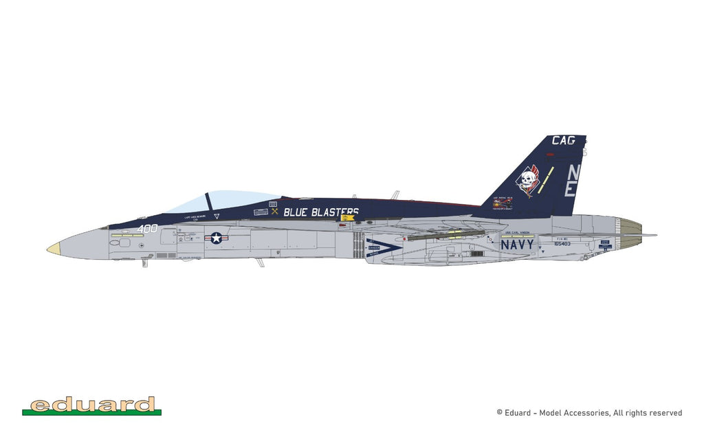 Eduard 1:48 Scale McDonnell Douglas F/A-18C Hornet Legacy Limited Edition 11195