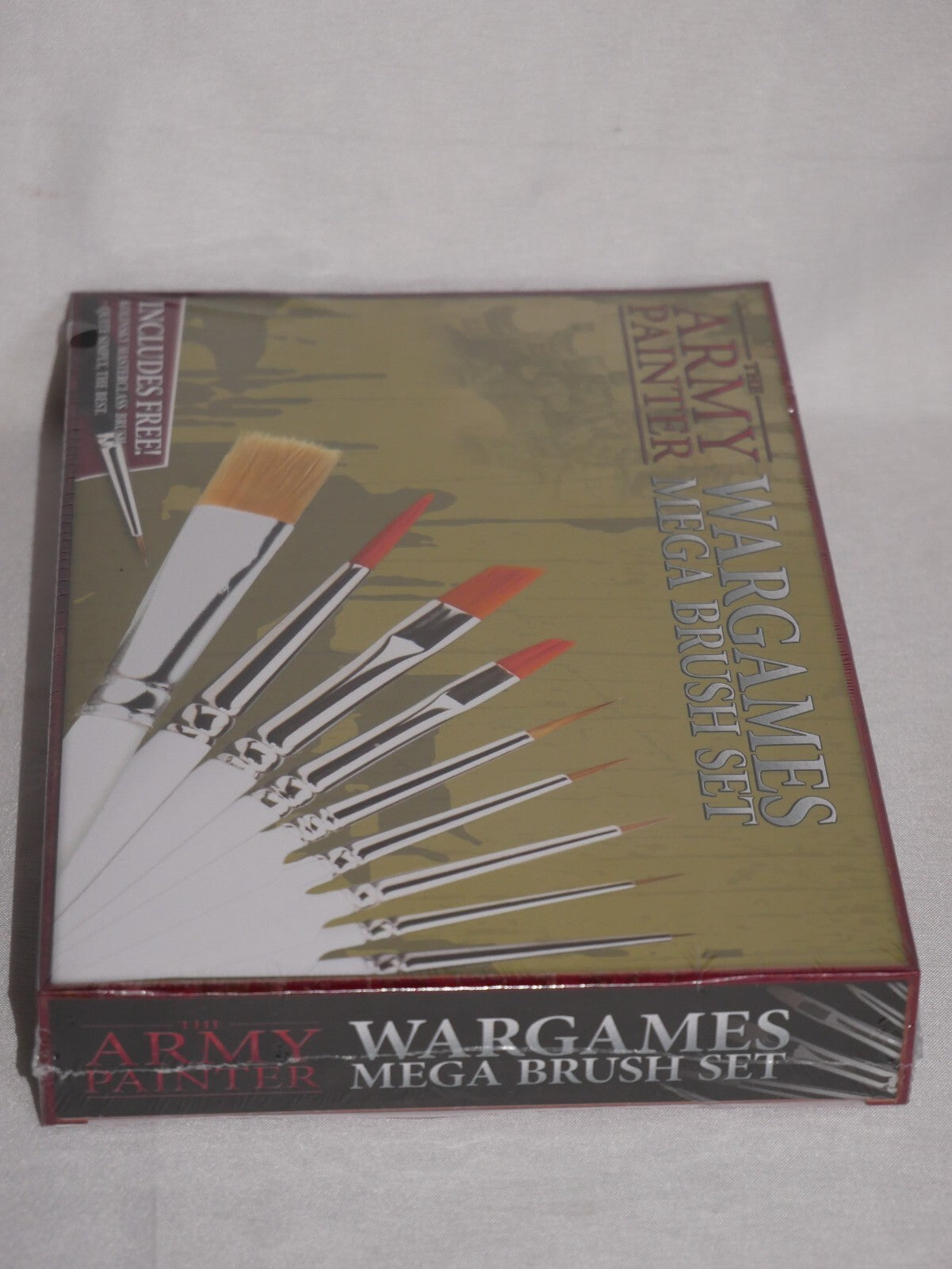 The Army Painter Miniature Wargames Mega Paint Brush Set (10 Burshes) - ST5113