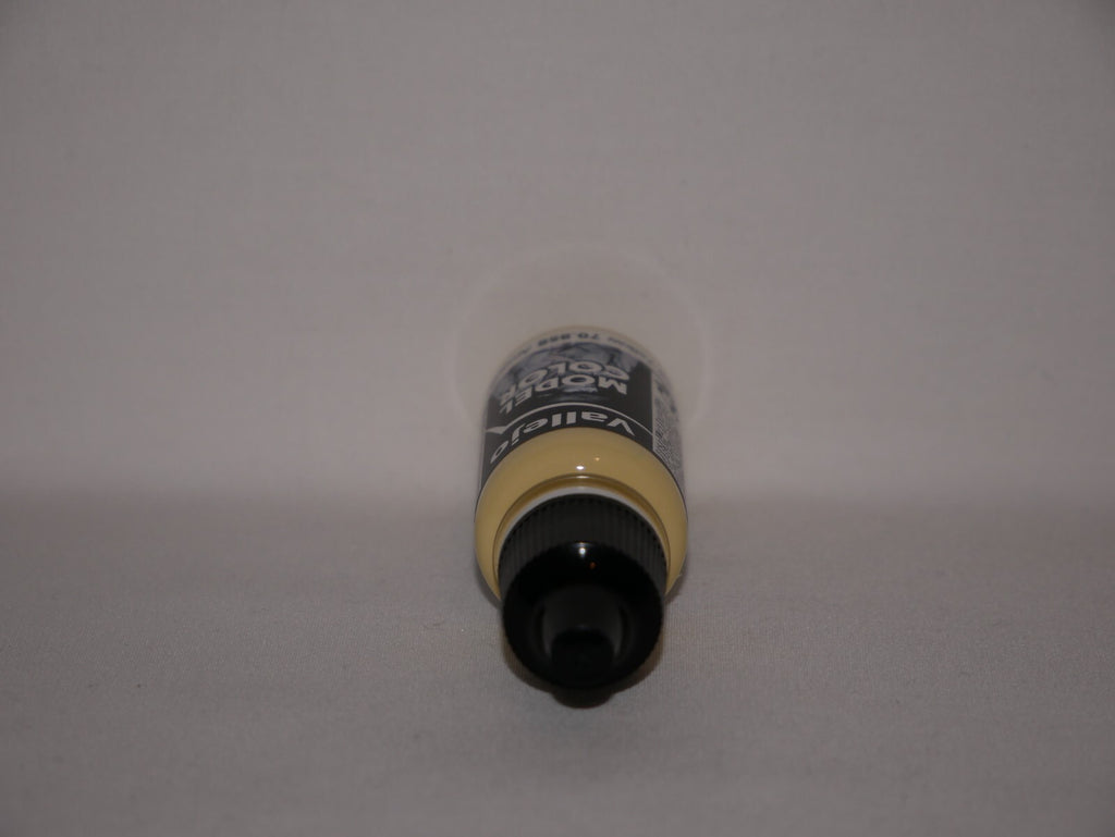 Vallejo Model Color Ice Yellow Acrylic 18ml/0.60 fl oz Dropper Bottle - 70.858