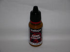 Vallejo Game Color Acrylics Leather Brown 18ml/0.6 fl oz Dropper Bottle - 72.040