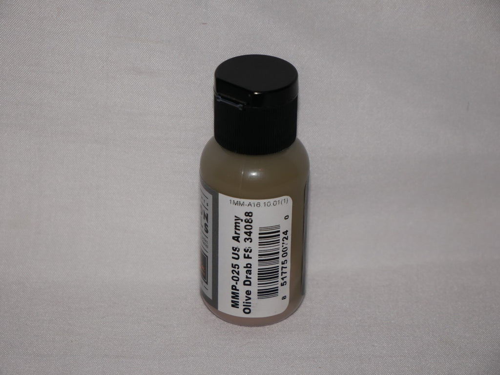 Mission Models Hobby Paints US Army Olive Drab FS 34088 30ml Bottle (MMP - 025)