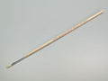 Tamiya Wooden Handle Horse-Hair Bristled No.0 Flat Modelling Paint Brush - 87015