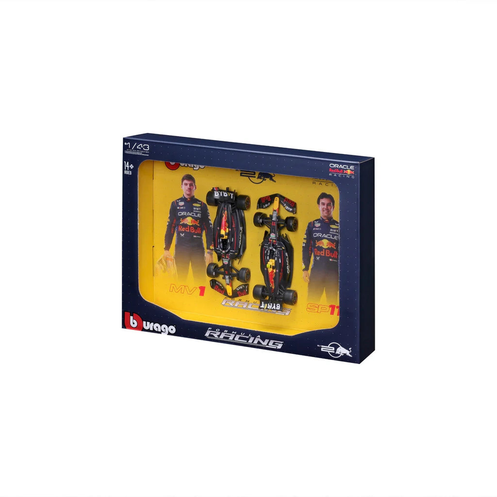 Burago 1:43 Oracle Redbull Racing RB20 Two Pack Verstappen & Perez - #18-38099