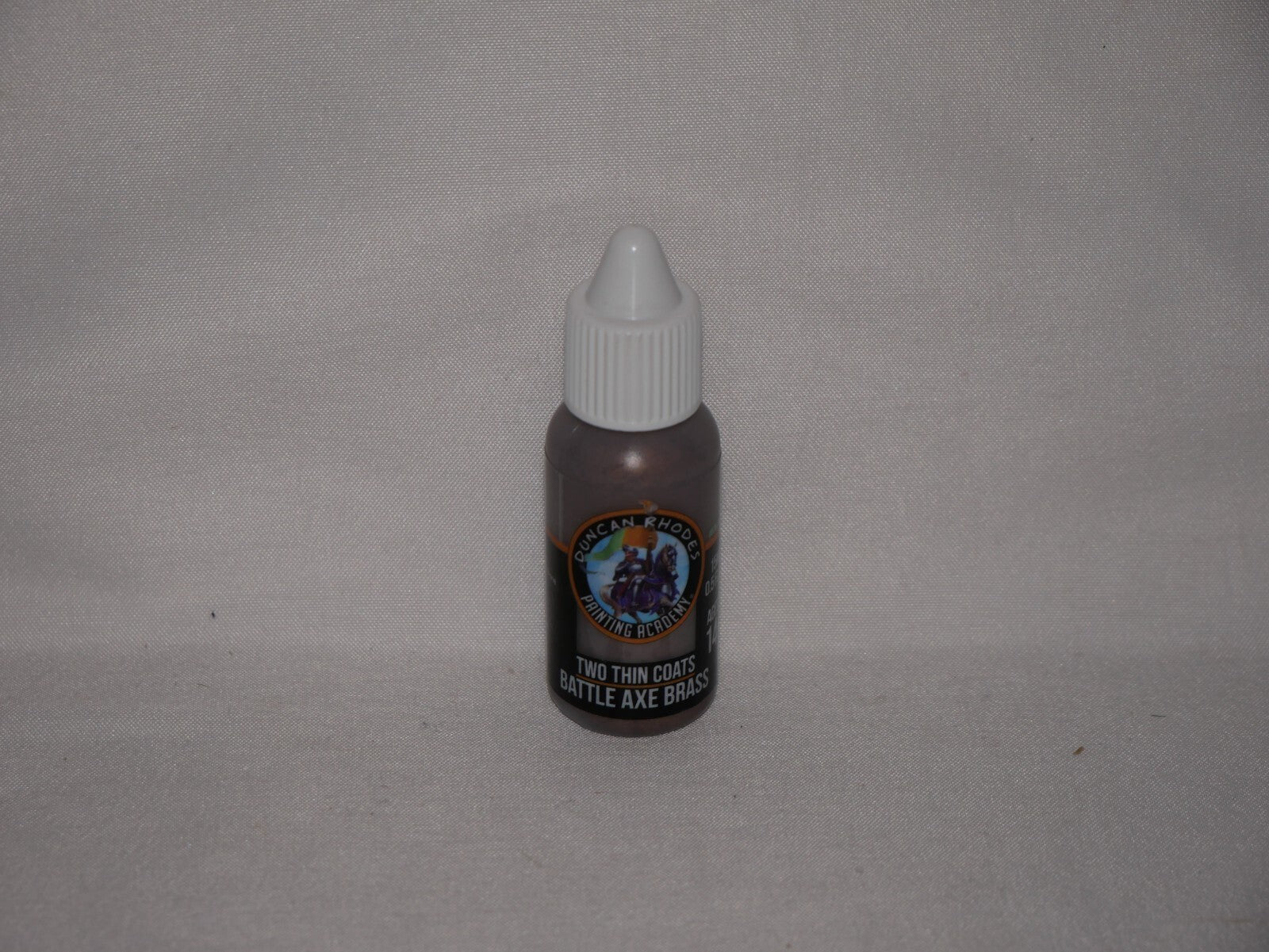 Duncan Rhodes Painting Academy Two Thin Coats Battle Axe Brass 15ml Bottle 10107