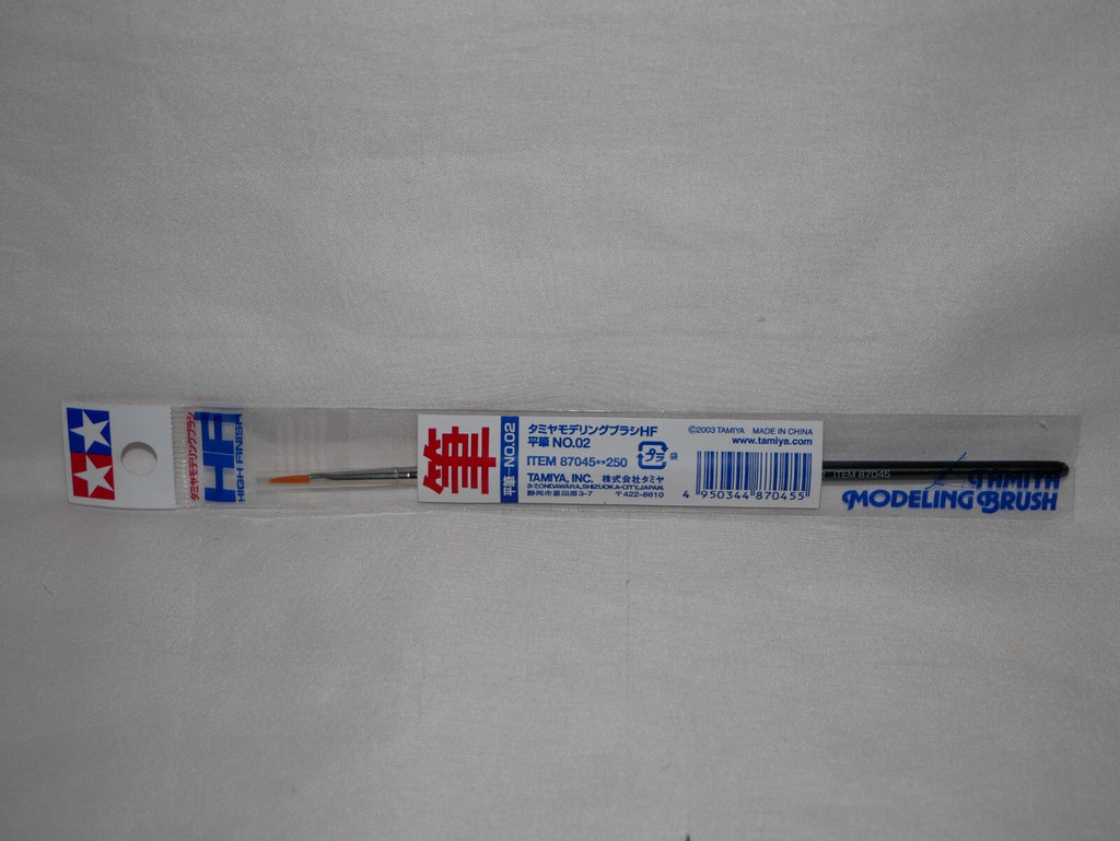 Tamiya Scale Modelling Brushes High Finish Series Flat Paint Brush NO.02 - 87045