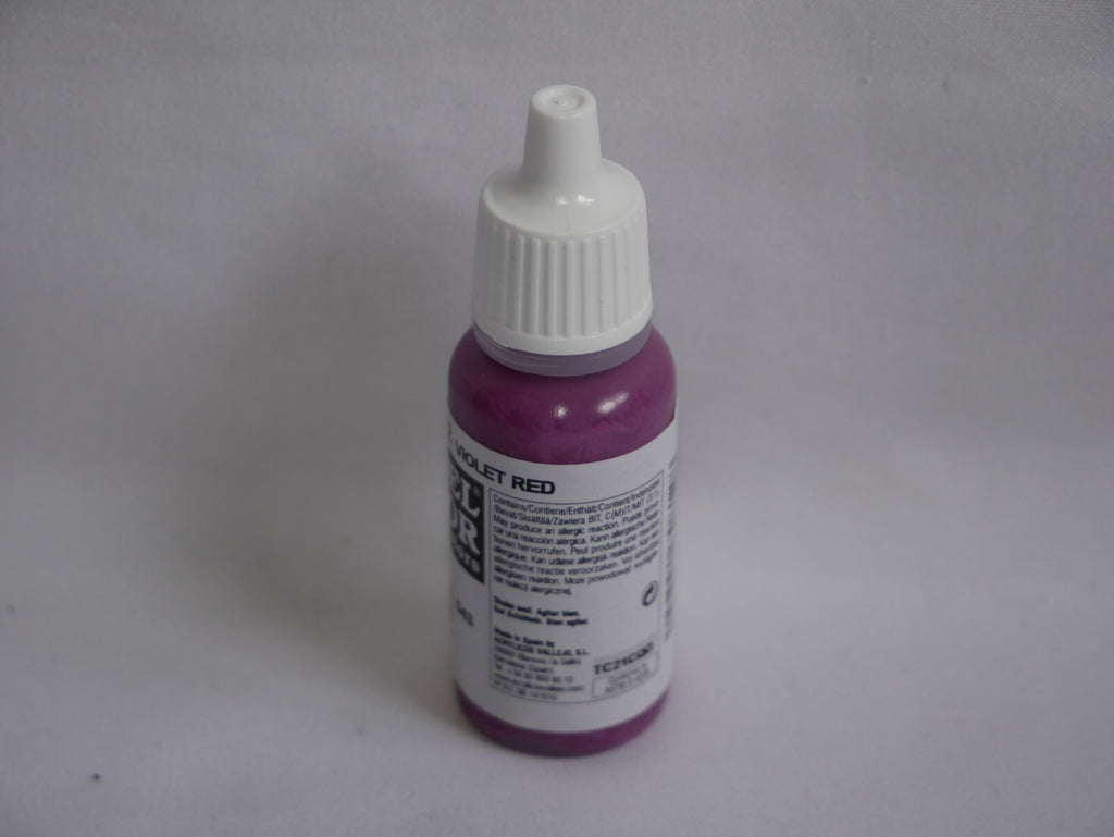 Vallejo Model Color Violet Red Acrylic 17ml/0.57 fl oz Dropper Bottle - 70.812