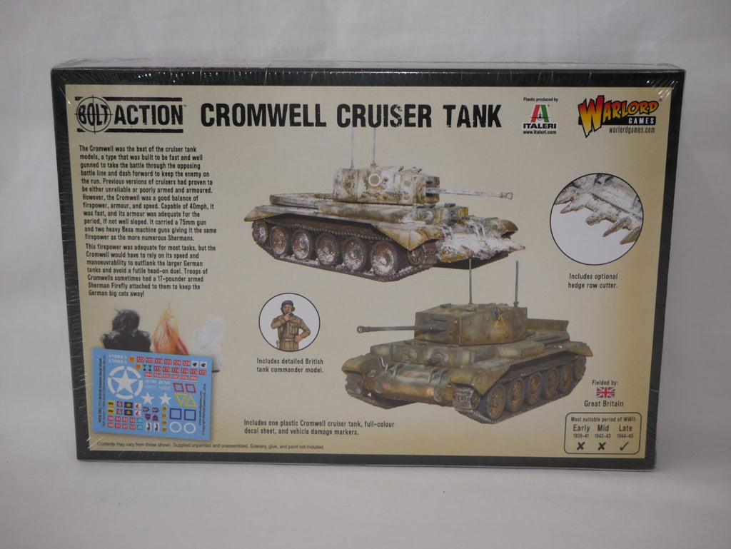 Warlord Games Bolt Action 1:56 Scale WW2 British Cromwell Cruiser Tank - 402011003