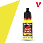 Vallejo Game Color Acrylic Range Fluorescent Yellow 18ml Dropper Bottle - 72.103