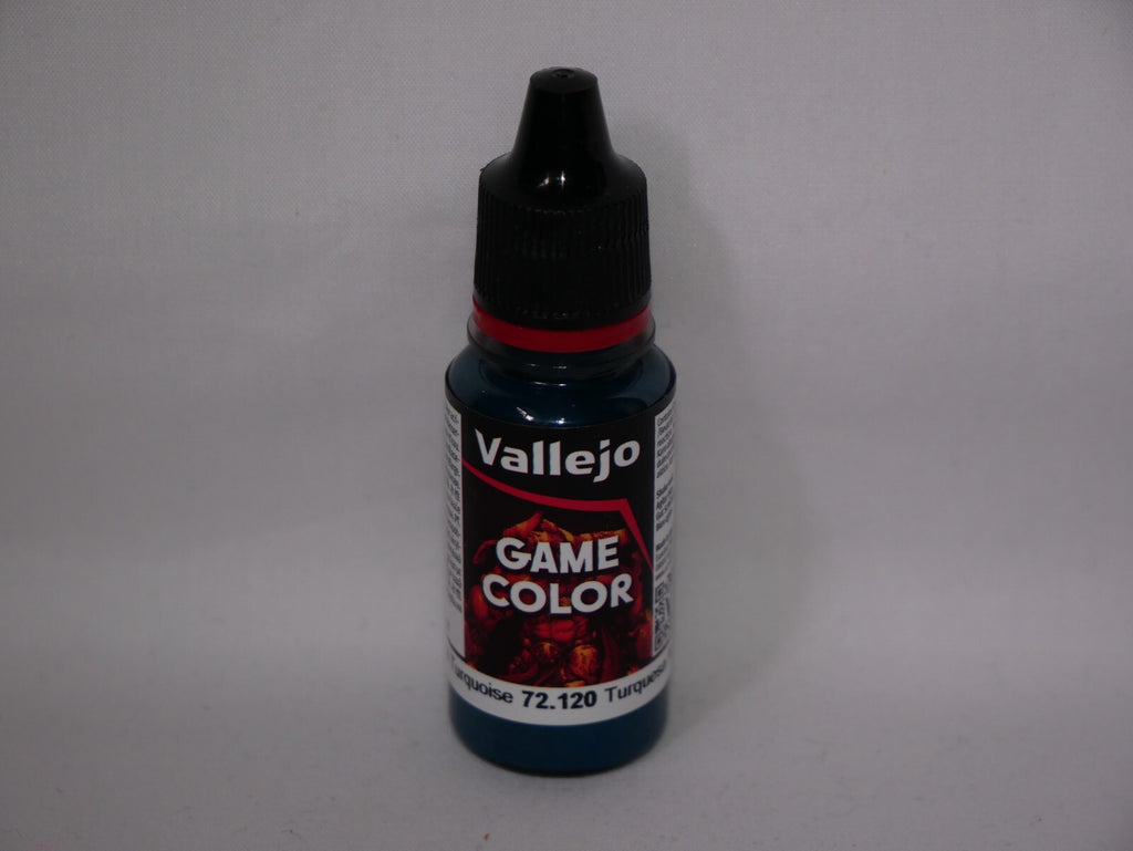 Vallejo Game Color Acrylic Abyssal Turquois 18ml/0.6 fl oz Dropper Bottle 72.120