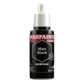 The Army Painter Warpaints Fanatic Acrylic Matt Black 18ml Dropper Bottle WP3001