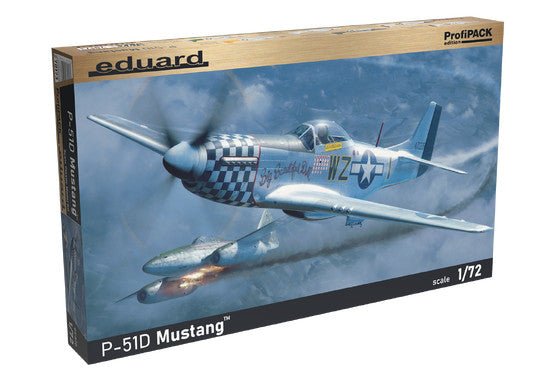 Eduard 1:72 Scale North American P-51D Mustang ProfiPACK Edition Model Kit 70173