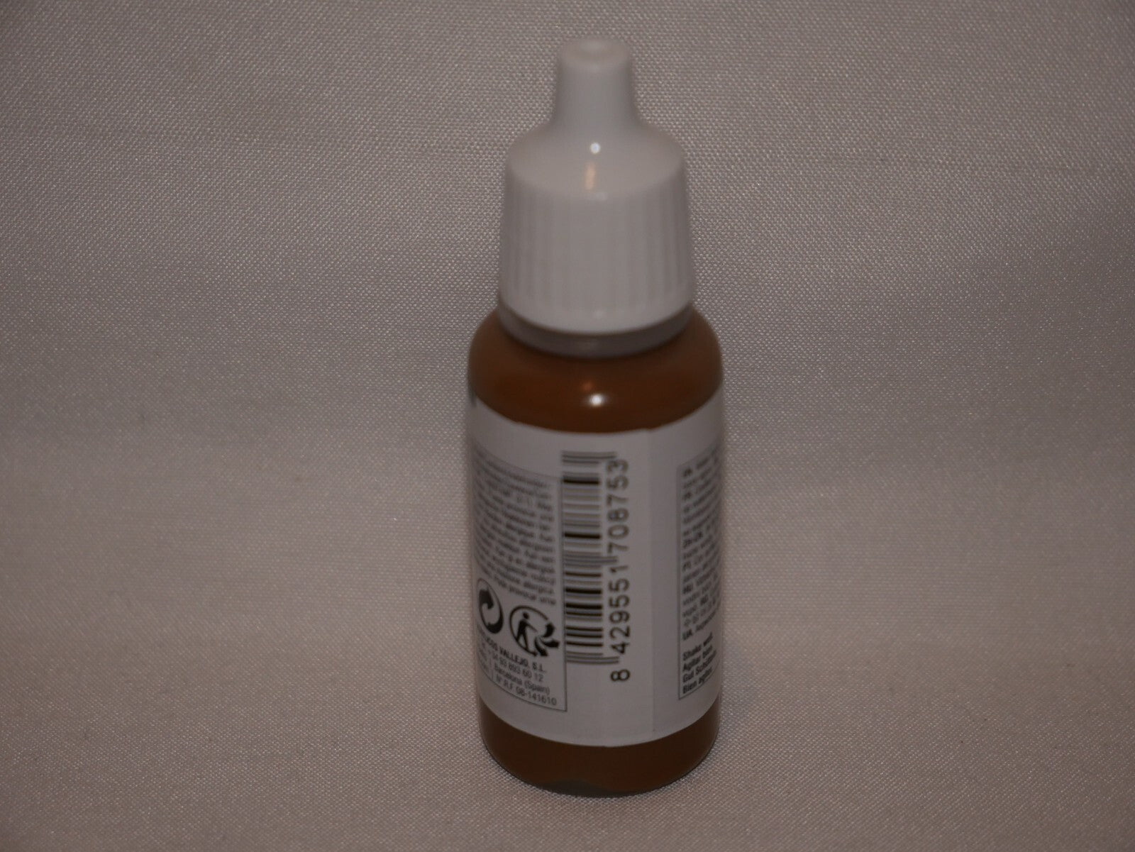 Vallejo Model Color Beige Brown Acrylic 17ml/0.57 fl oz Dropper Bottle - 70.875
