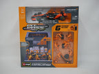 Burago 1:43 Scale McLaren MCL38 Miami GP 2024 O.Piastri Pit Pass Diorma Playset - #18-38451P