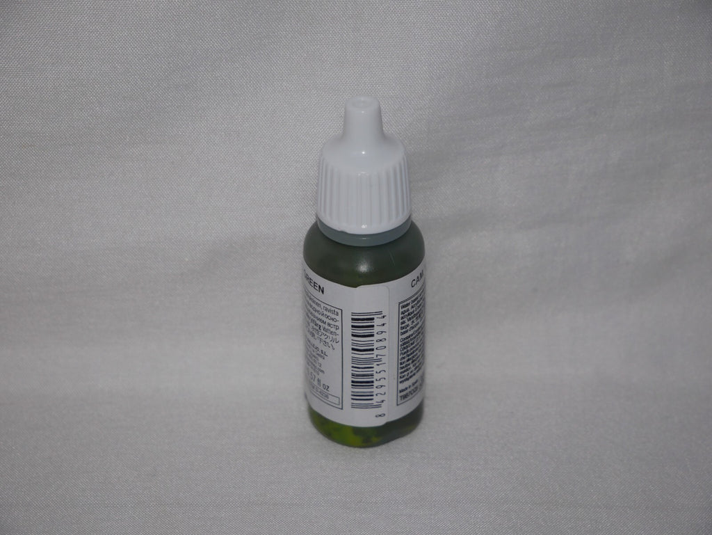 Vallejo Model Color Camouflage Olive Green Acrylic 17ml Dropper Bottle - 70.894