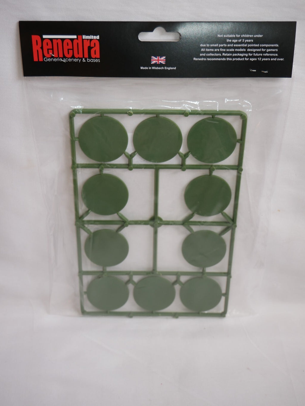 Renedra Limited Generic Scenery & Bases 40mm Diameter Bases 10 Per Pack - RN40DIA