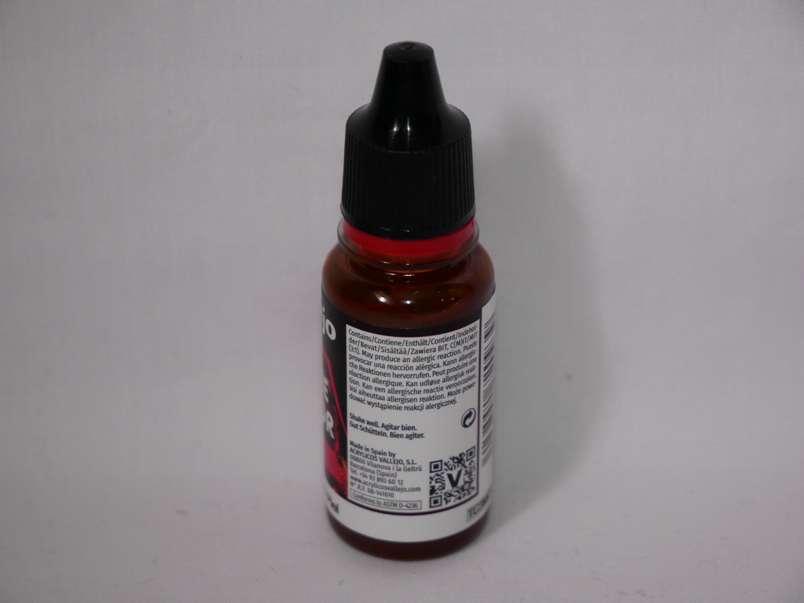 Vallejo Game Color Acrylic Ink Range Skin 18ml/0.6 fl oz Dropper Bottle - 72.093