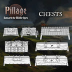 Victrix Pillage Ransack The Middle Ages 28mm Scale Treasure & Chests - VXE011