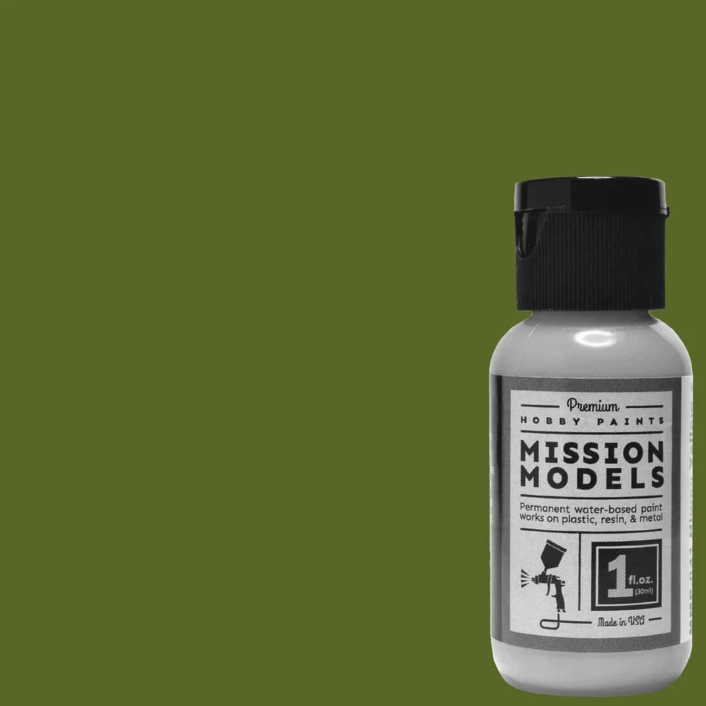 Mission Models Premium Hobby Paints Olivgrun RAL 6003 30ml Bottle (MMP - 009)
