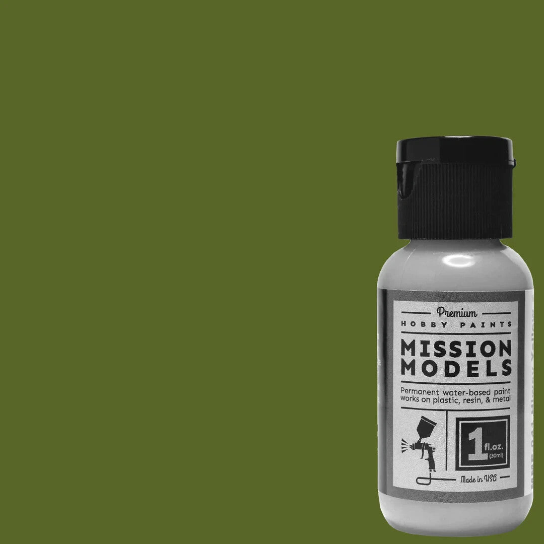 Mission Models Premium Hobby Paints Olivgrun RAL 6003 30ml Bottle (MMP - 009)