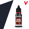 Vallejo Game Color Acrylic Range Night Blue 18ml/0.6 fl oz Dropper Bottle 72.019