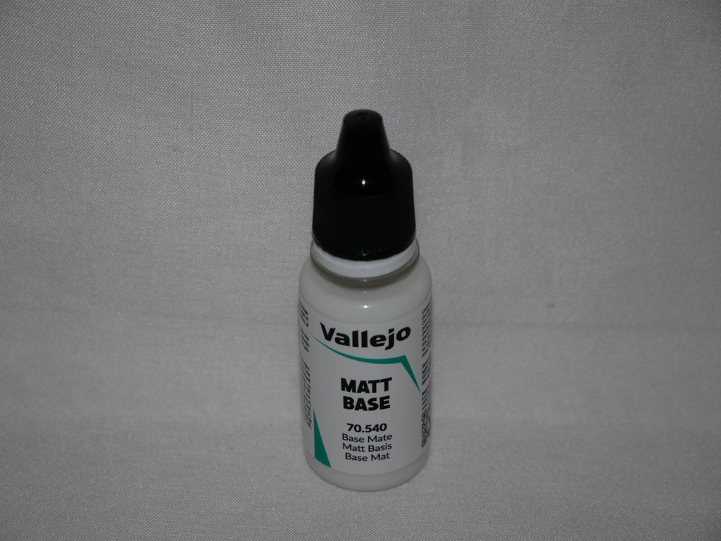 Vallejo Auxiliary Products Matt Base 18ml/0.60 fl oz Dropper Bottle - 70.540