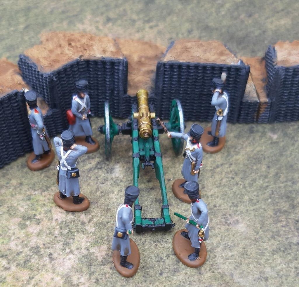 Hat Industrie 1:72 Scale 1808 Napoleonic Russian Artillery With (1/2 pud) 20lb Unicorn Gun - 8359