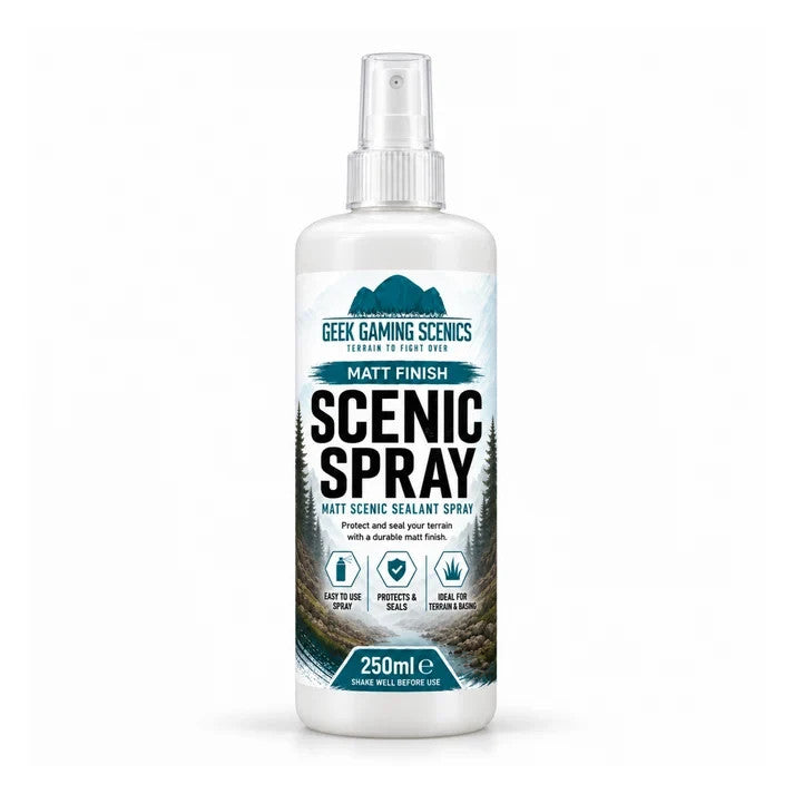 Geek Gaming Scenics Acrylic Matt Scene Sealant Spray 250ml Bottle - GGS-SEALANT250