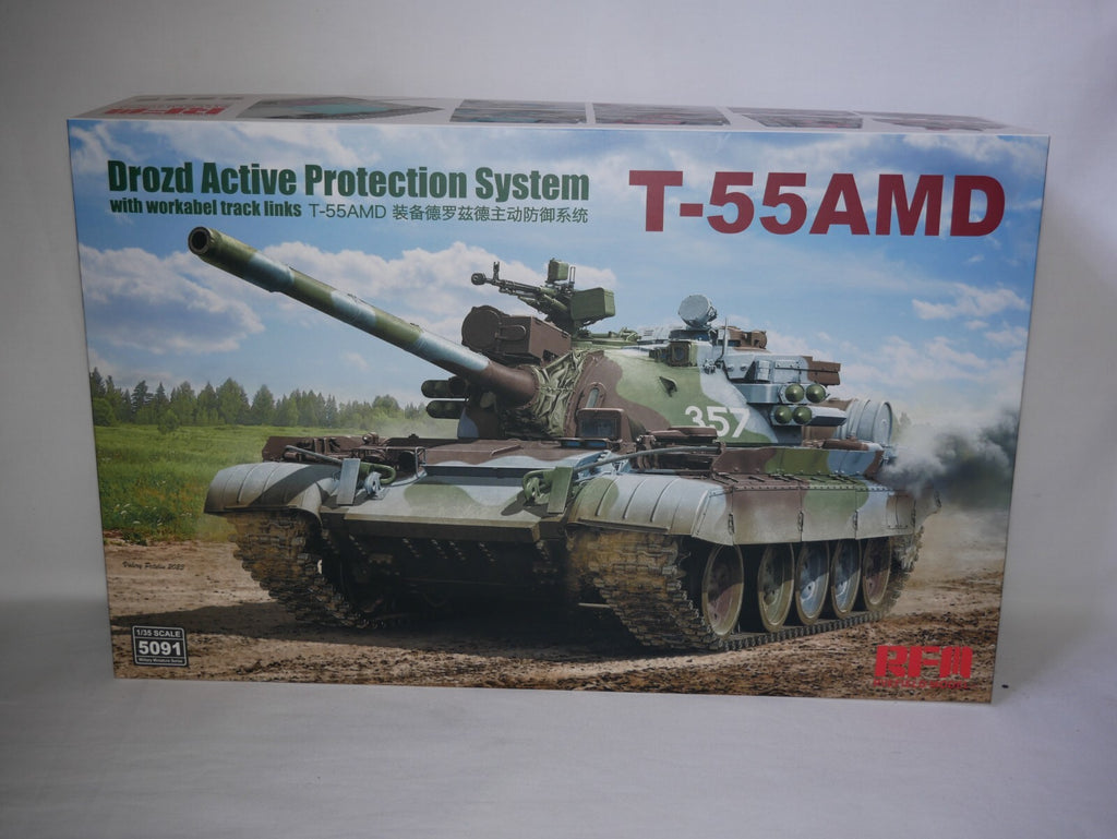 Ryefield Model 1:35 Soviet Union T-55 AMD Drozd Active Protection System - 5091