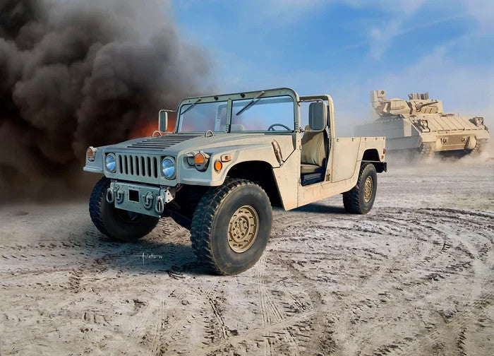 Revell 1:35 Scale Humvee HMMWV M109 7A2 Plastic Model Kit Skill Level 4 - 03366