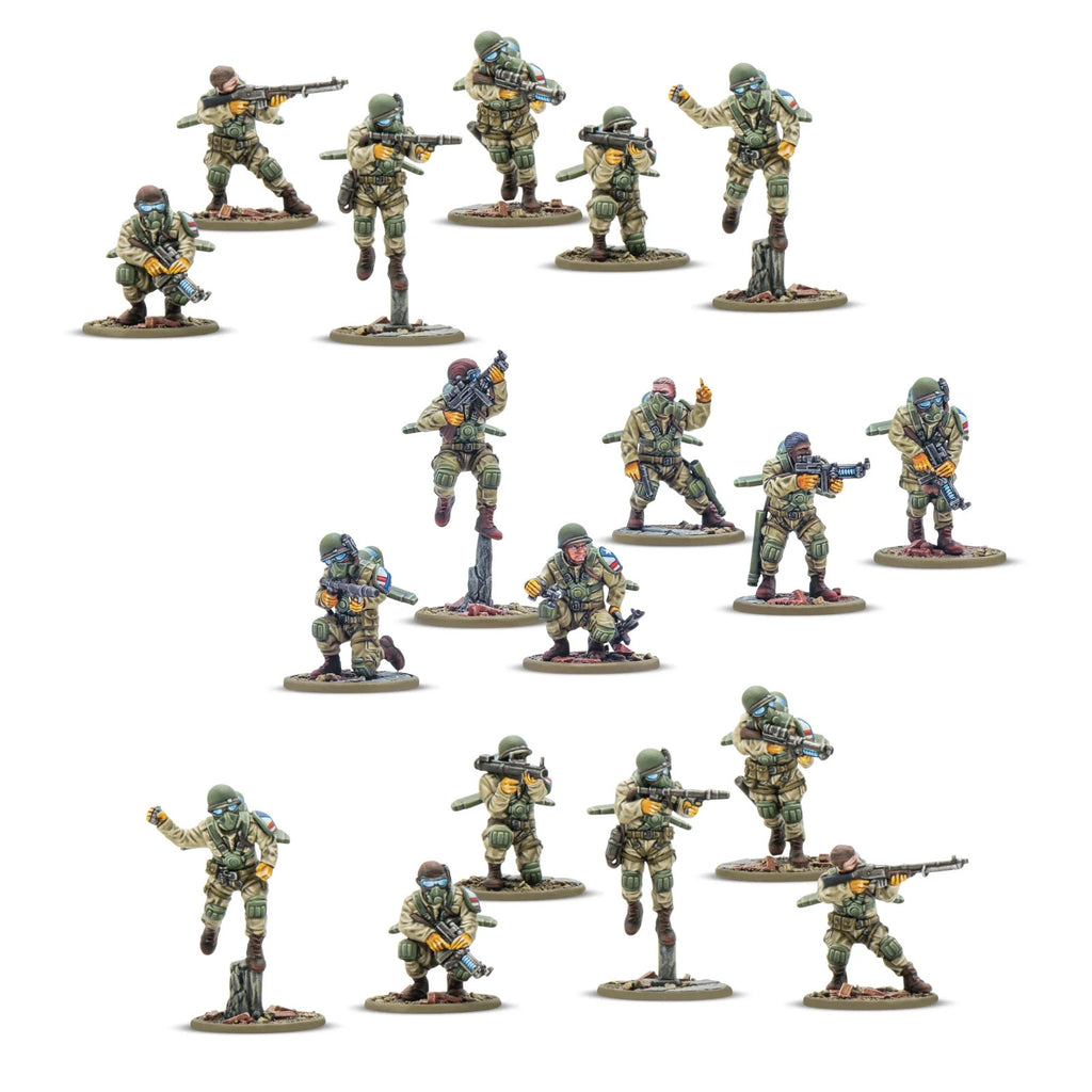 Warlord Games Konflikt 47 1:56 Scale US Firefly Airborne Infantry - 452010404