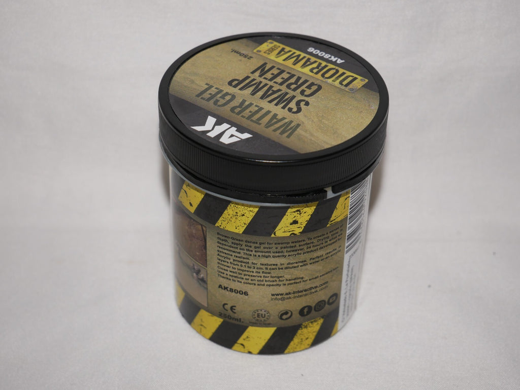 AK Interactive Diorama Series Green Swamp Water Gel Acrylic 250ml Tub - AK8006