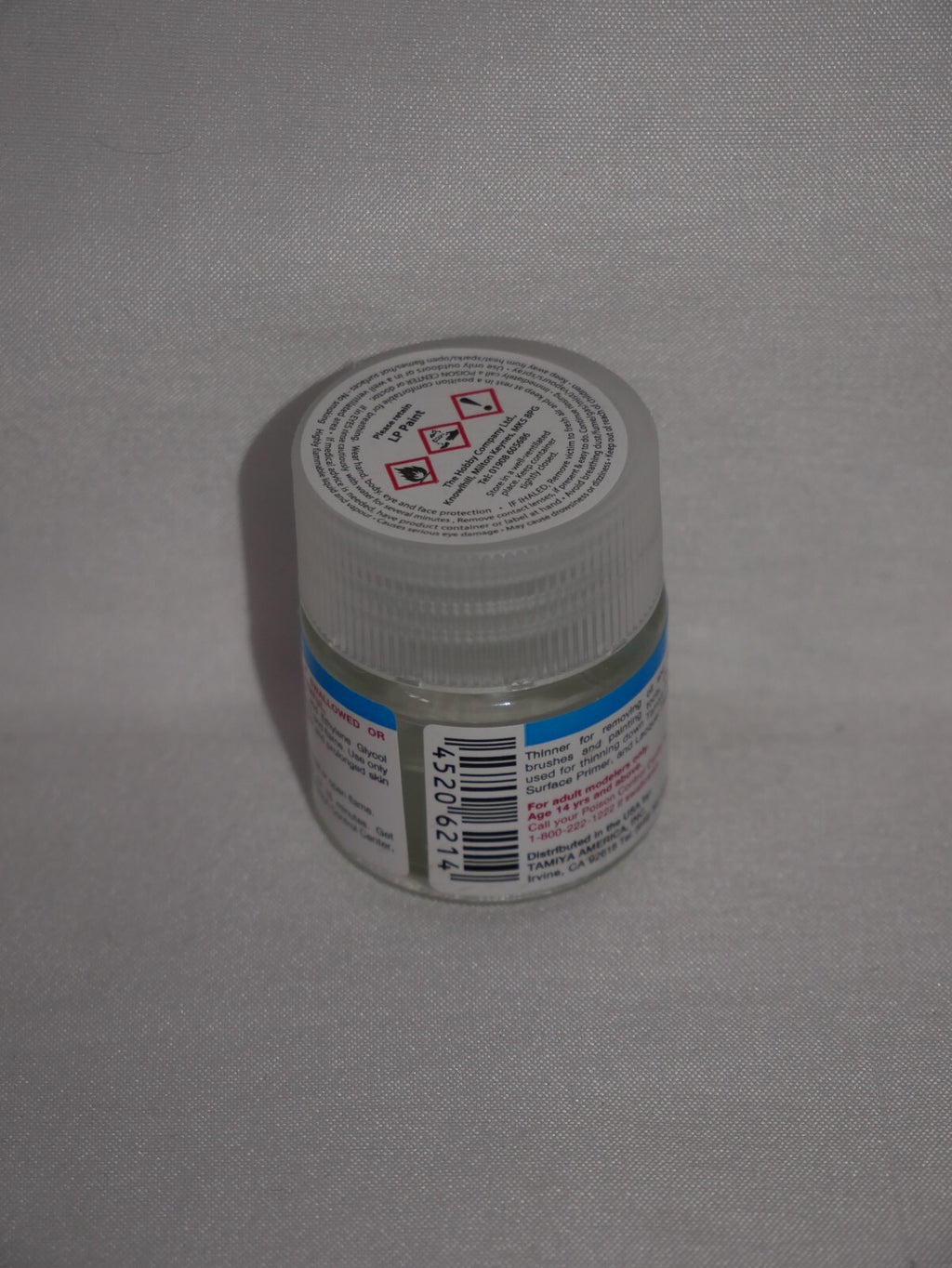 Tamiya Color Modeling Paint LP-10 Lacquer Thinner & Cleaner 10ml Glass Jar 82110