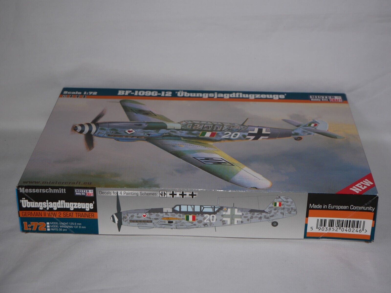MisterCraft Hobby Kits 1:72 Scale (D-24) BF-1096-12 Ubungsjagdflugzeuge - 040246