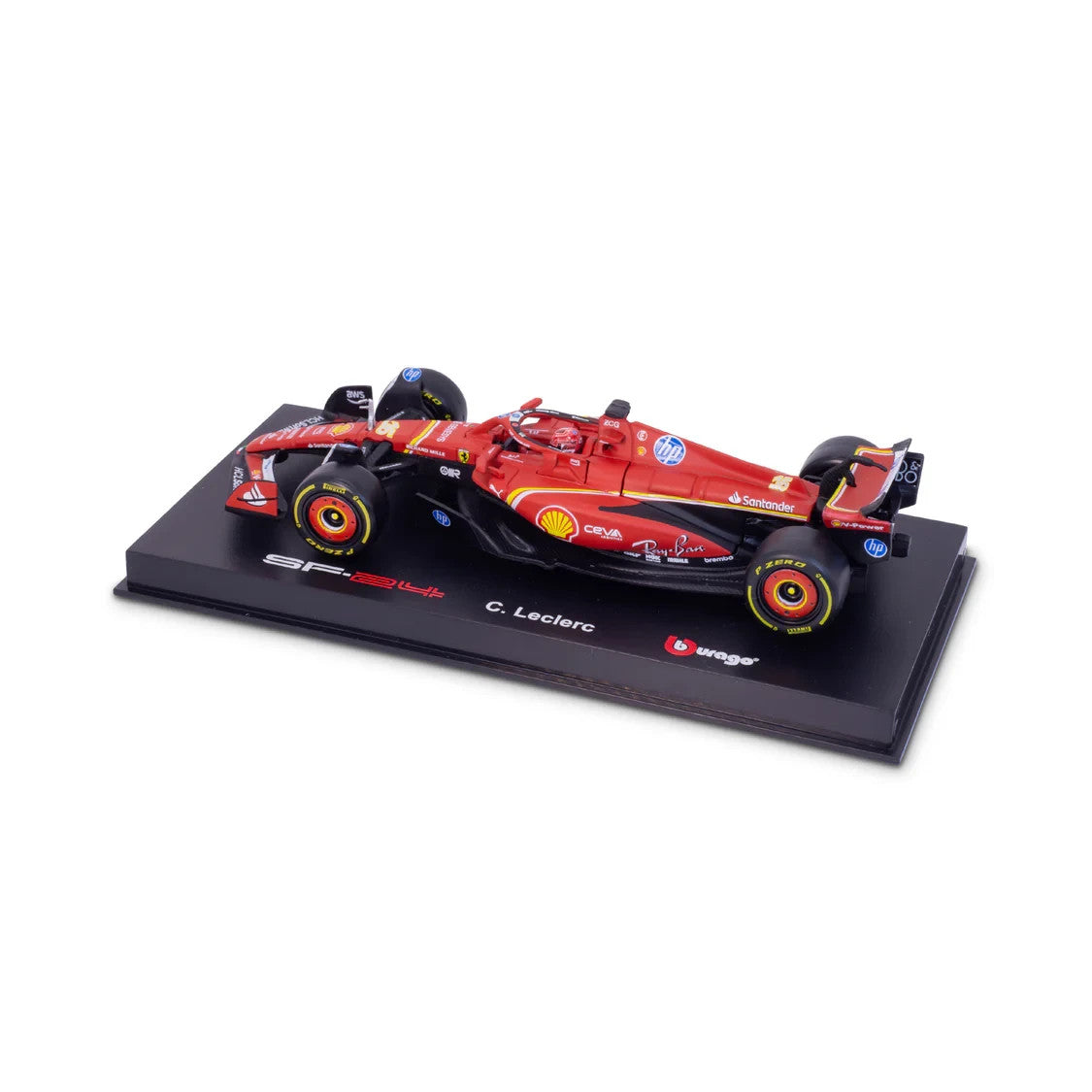 Burago 1:43 Scale Ferrari F1 Team SF-24 2024 No.16 Charles Leclerc - #18-36843L