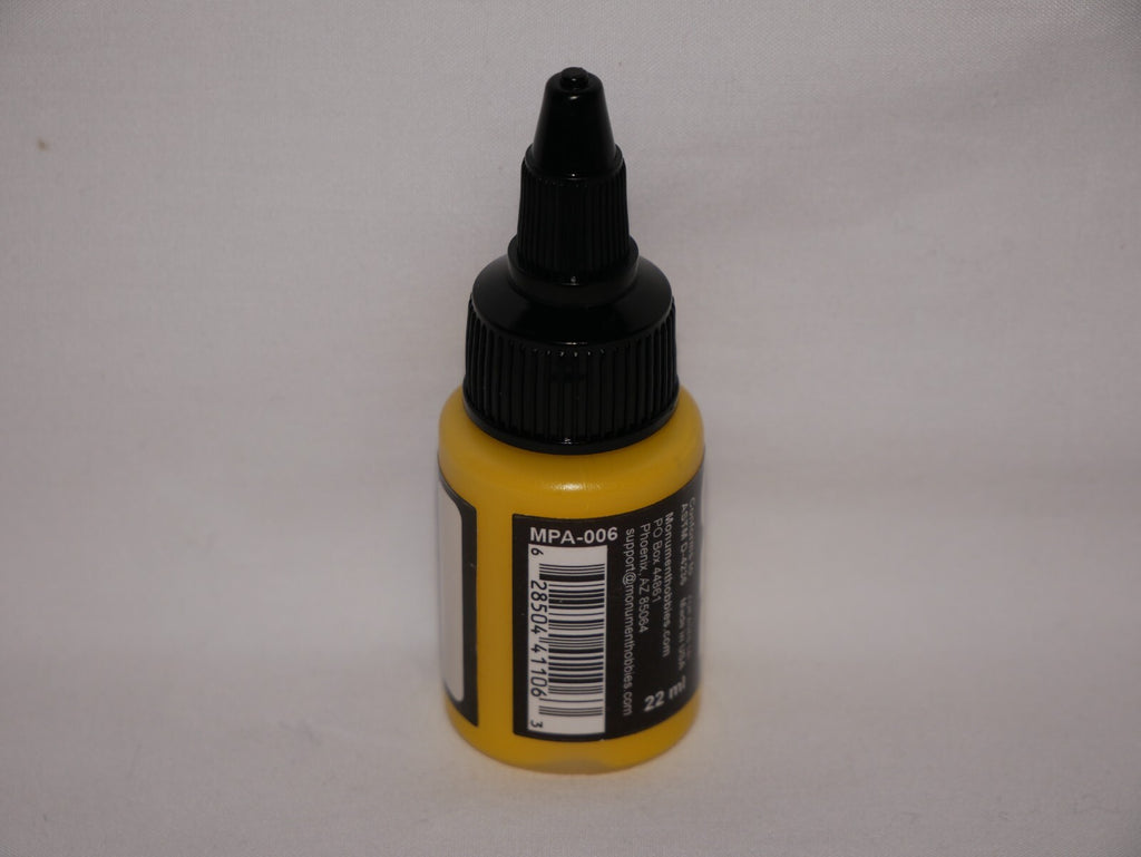 Monument Hobbies Pro Acryl Range Golden Yellow 22ml Twist Top Bottle - (MPA-006)