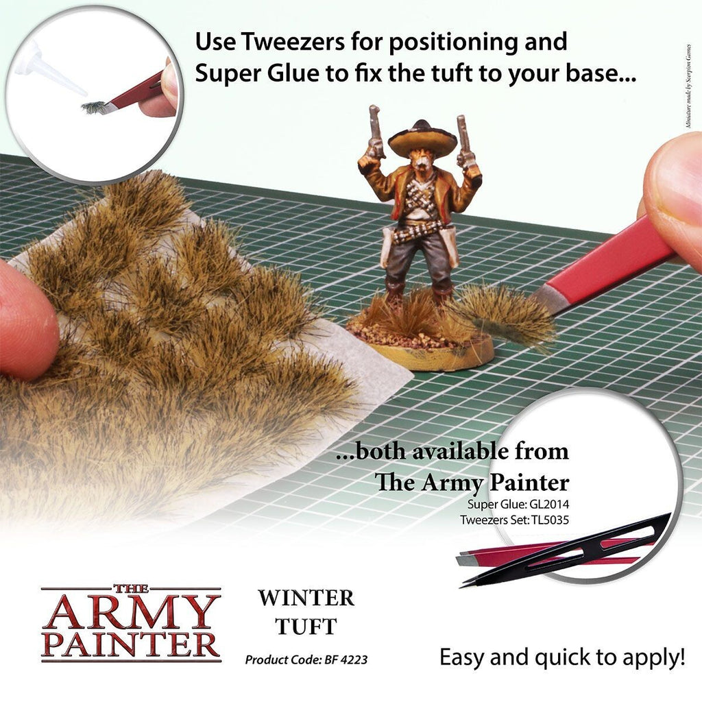 The Army Painter Battlefields Winter Tufts For Wargaming (77) Per Pack - BF4223
