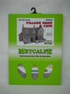 Metcalfe Card Construction Kits OO/HO Scale Model Village Shop & Cafe - PO254