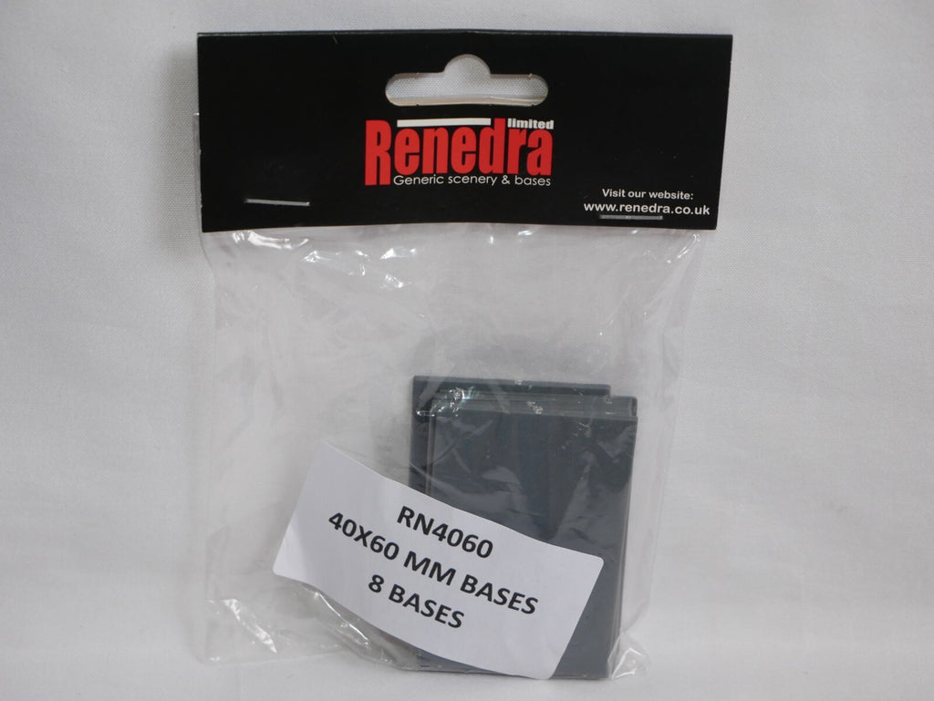 Renedra Limited Generic Scenery & Bases 40 x 60mm Bases 8 Per Pack - RN4060