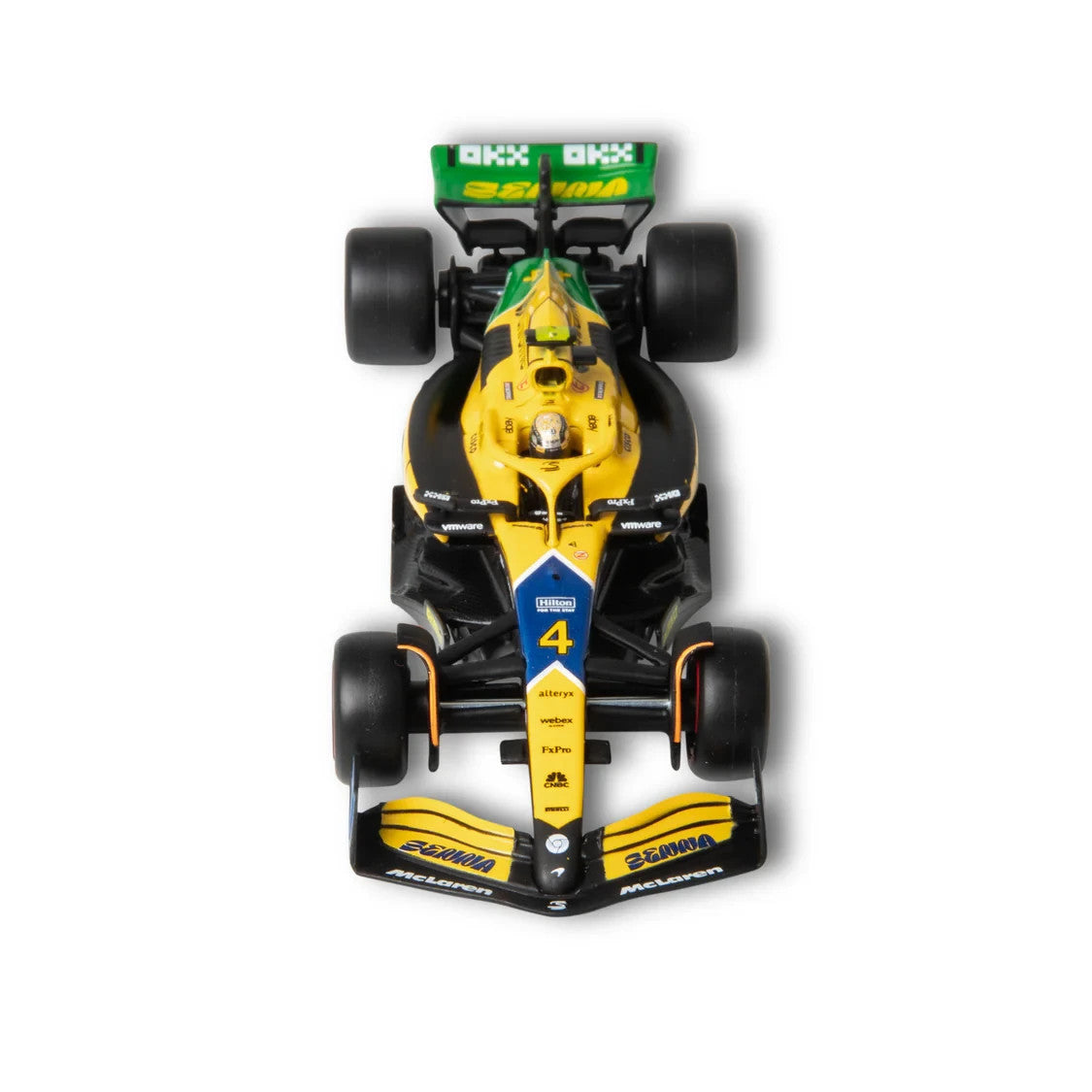 Burago 1:43 McLaren MCL38 Monaco Grand Prix 2024 No.4 Lando Norris - #18-38215NS