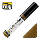Ammo By Mig Jimenez Dark Mud Oilbrusher With Fine Brush Applicator - A.MIG-3508