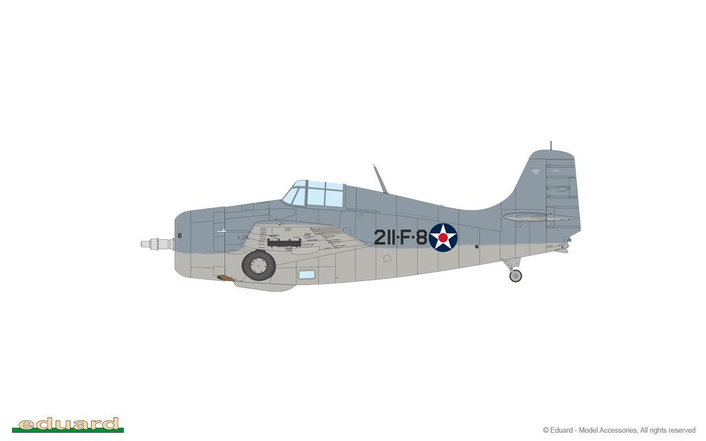 Eduard 1:48 Scale (F4F-3 & F4F-4) Widway Dual Combo Limited Edition Set - 11166