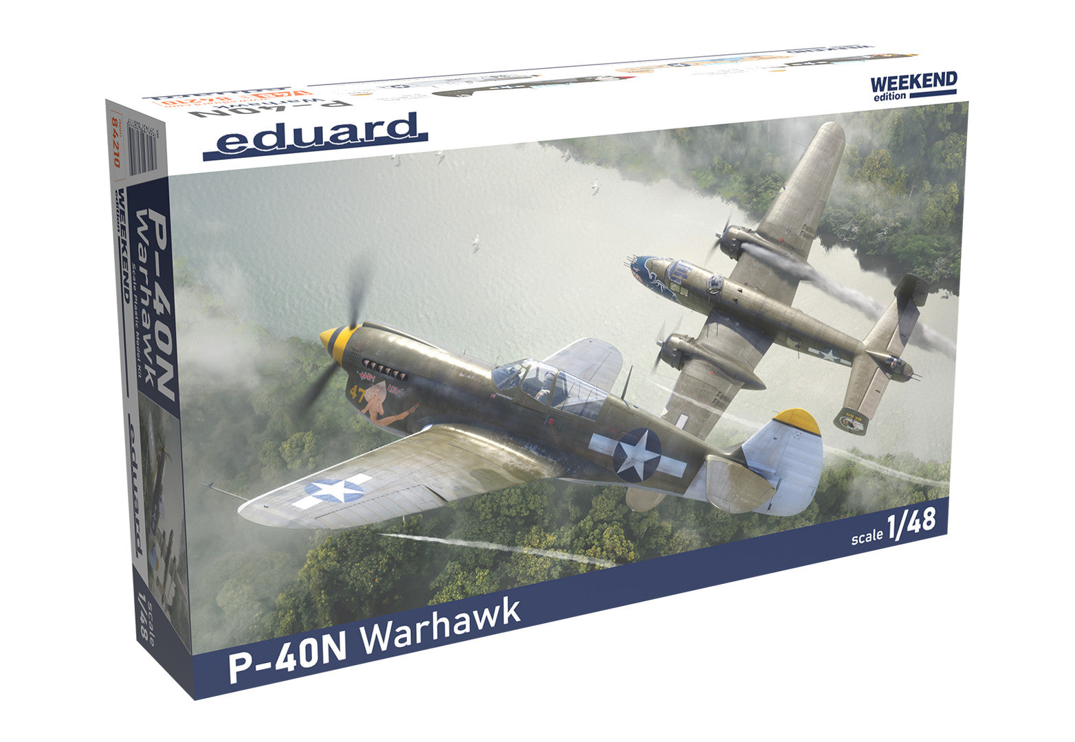 Eduard 1:48 Scale WWII Curtiss P-40N Warhawk Weekend Edition Model Kit - 84212