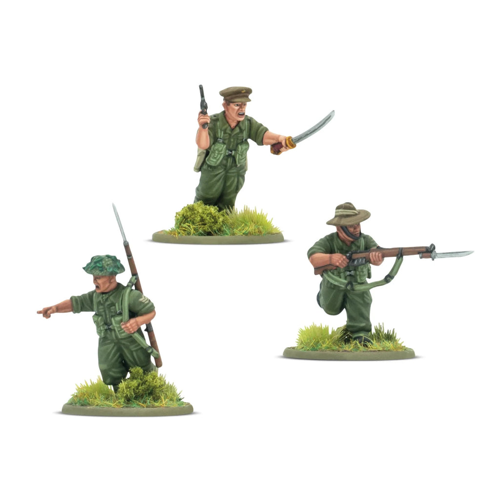 Warlord Games Bolt Action 1:56 WWII British Gurkha Infantry Platoon - 402011214